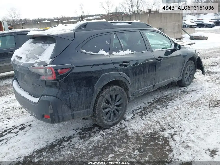4S4BTALC6P3151036 2023 Subaru Outback Onyx Edition