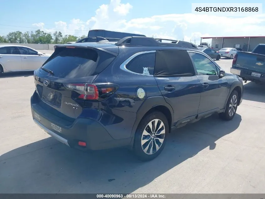 2024 Subaru Outback Limited Xt VIN: 4S4BTGNDXR3168868 Lot: 40090963