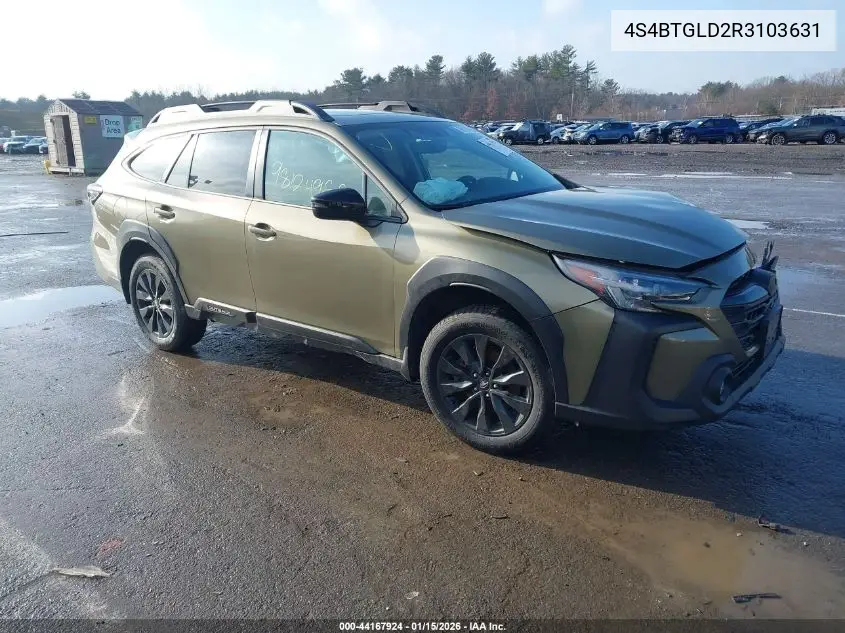 4S4BTGLD2R3103631 2024 Subaru Outback Onyx Edition Xt