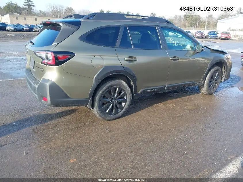 4S4BTGLD2R3103631 2024 Subaru Outback Onyx Edition Xt
