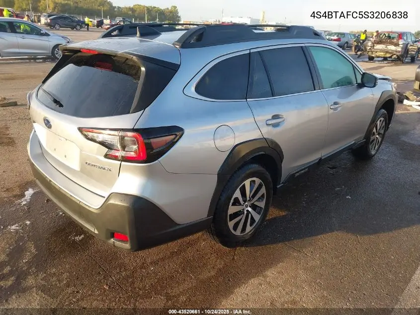 4S4BTAFC5S3206838 2025 Subaru Outback Premium