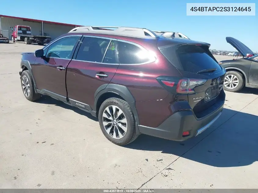 4S4BTAPC2S3124645 2025 Subaru Outback Touring
