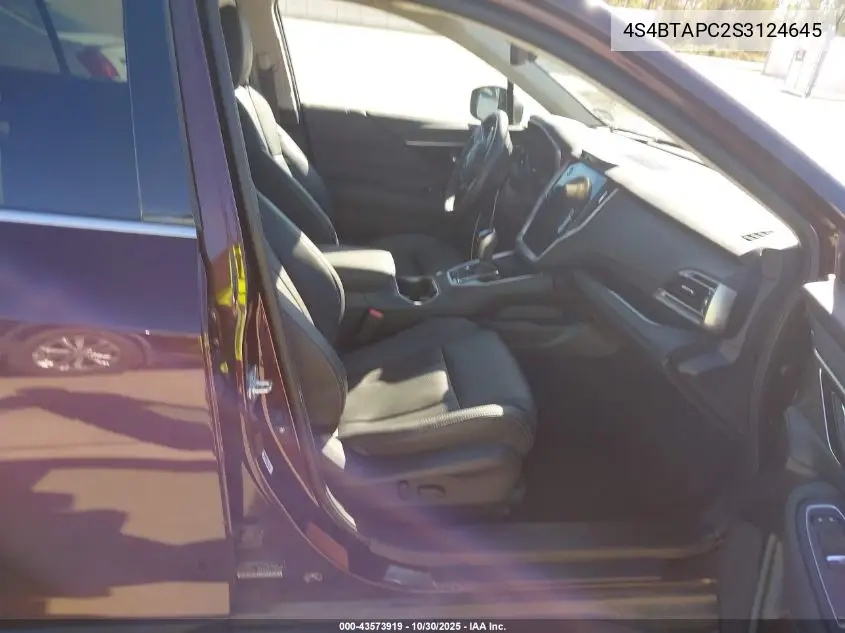 4S4BTAPC2S3124645 2025 Subaru Outback Touring