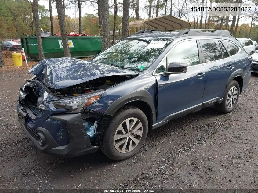 4S4BTADC8S3283027 2025 Subaru Outback Premium