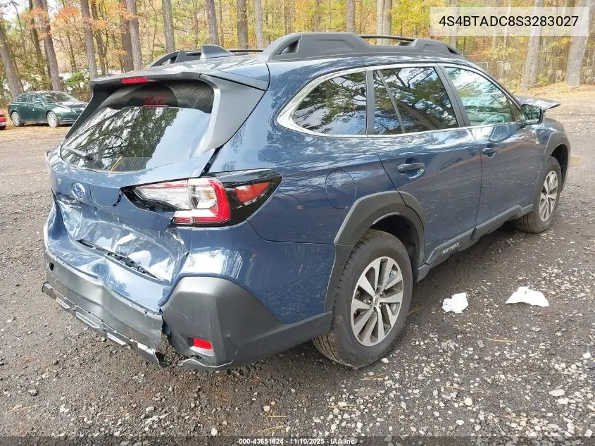 4S4BTADC8S3283027 2025 Subaru Outback Premium