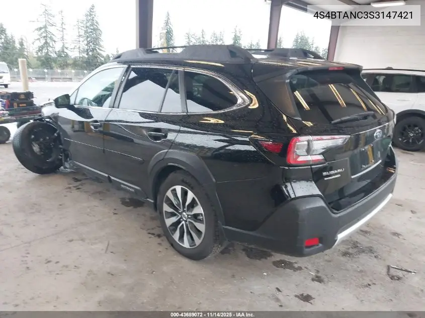 4S4BTANC3S3147421 2025 Subaru Outback Limited