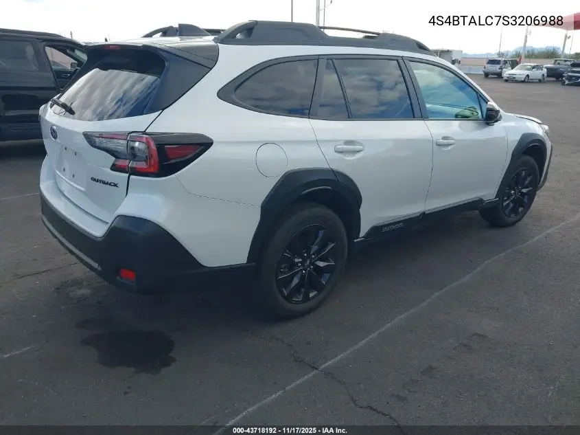 4S4BTALC7S3206988 2025 Subaru Outback Onyx Edition