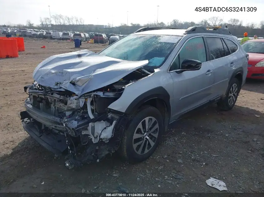 4S4BTADC6S3241309 2025 Subaru Outback Premium