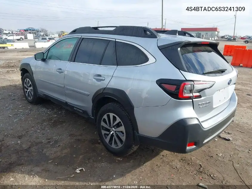 4S4BTADC6S3241309 2025 Subaru Outback Premium