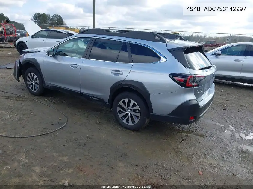 4S4BTADC7S3142997 2025 Subaru Outback Premium