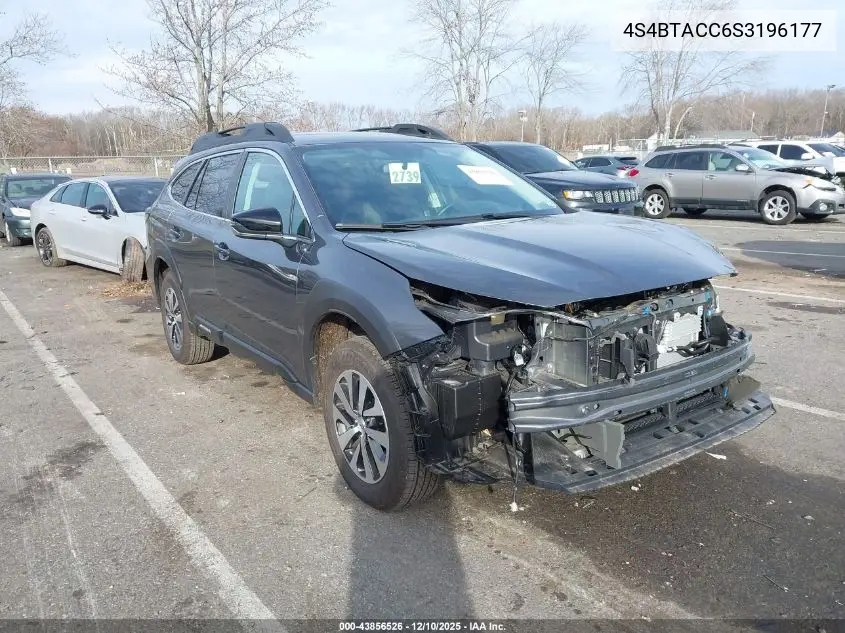 4S4BTACC6S3196177 2025 Subaru Outback Premium