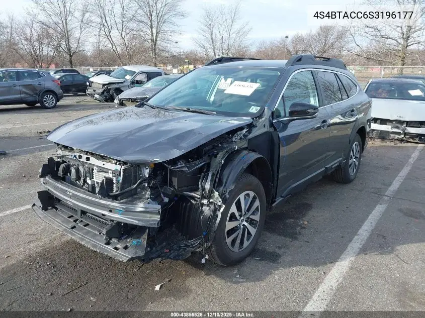 4S4BTACC6S3196177 2025 Subaru Outback Premium