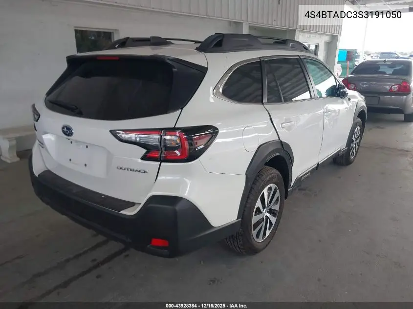4S4BTADC3S3191050 2025 Subaru Outback Premium
