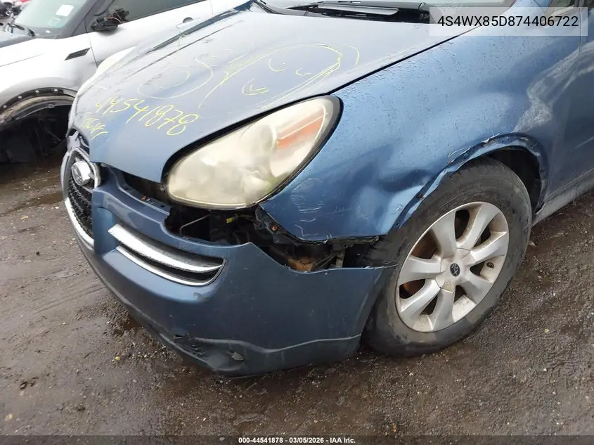2007 Subaru B9 Tribeca Limited 7-Passenger VIN: 4S4WX85D874406722 Lot: 44541878