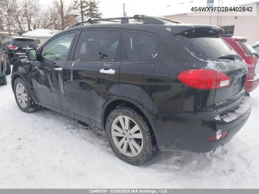 4S4WX9FD2B4402842 2011 Subaru Tribeca Premium