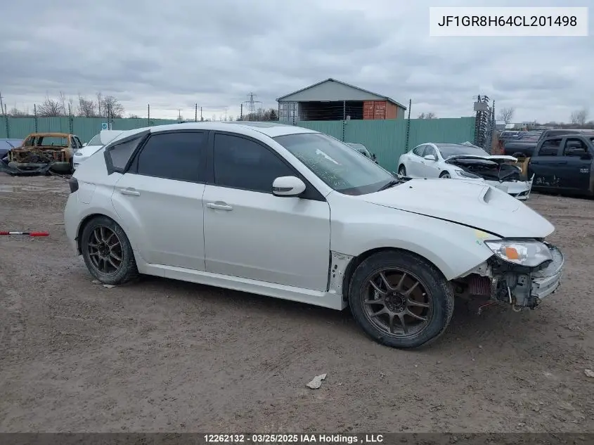 JF1GR8H64CL201498 2012 Subaru Wrx Sti Sport-Tech