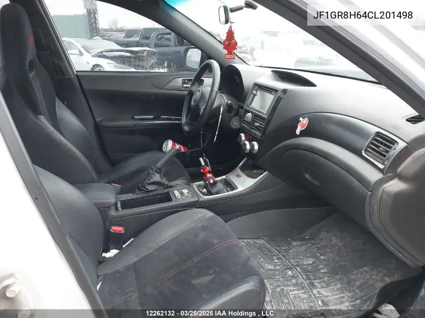 JF1GR8H64CL201498 2012 Subaru Wrx Sti Sport-Tech