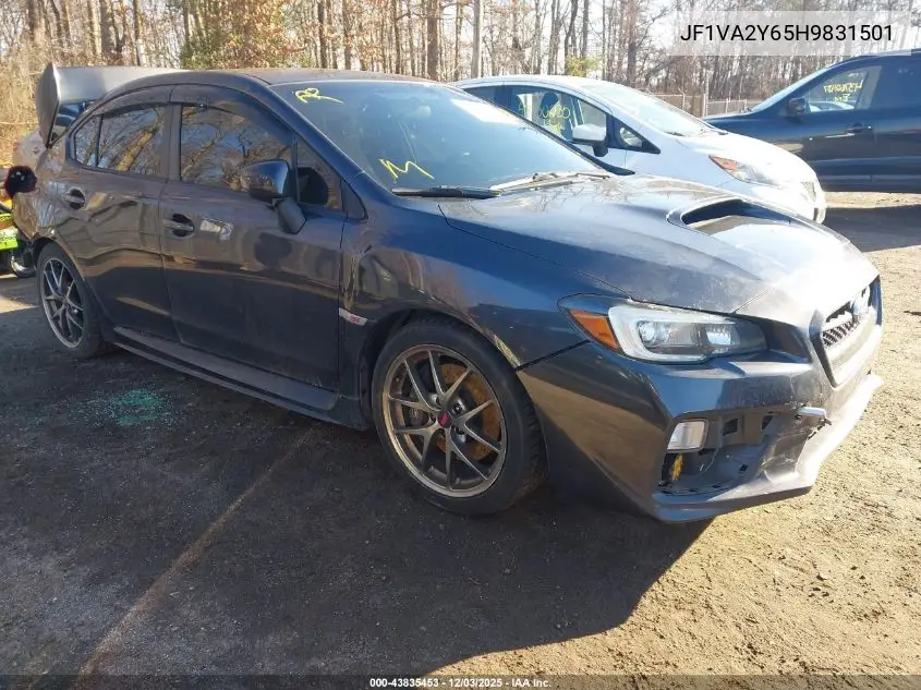 JF1VA2Y65H9831501 2017 Subaru Wrx Sti Limited