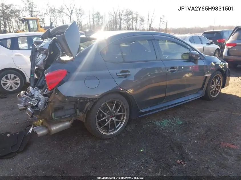 JF1VA2Y65H9831501 2017 Subaru Wrx Sti Limited