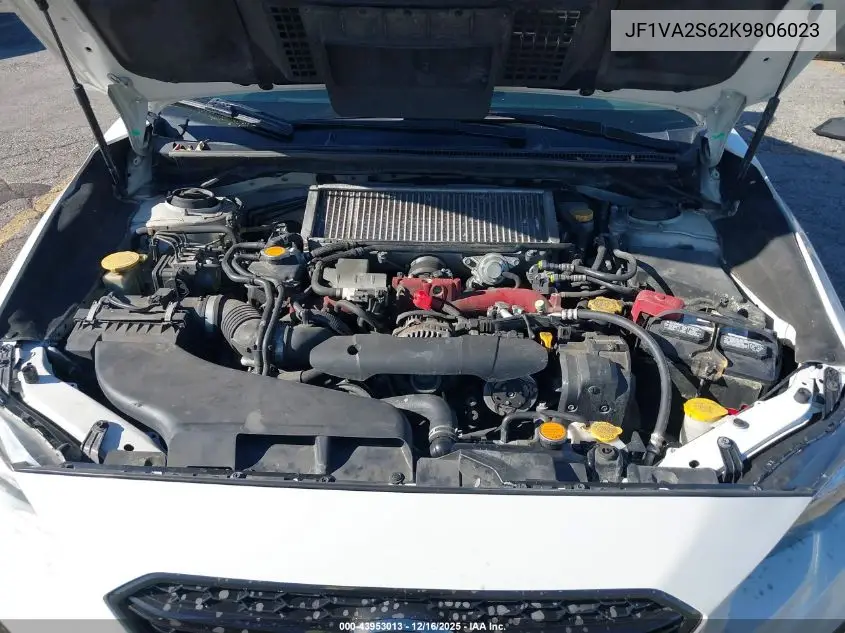 JF1VA2S62K9806023 2019 Subaru Wrx Sti