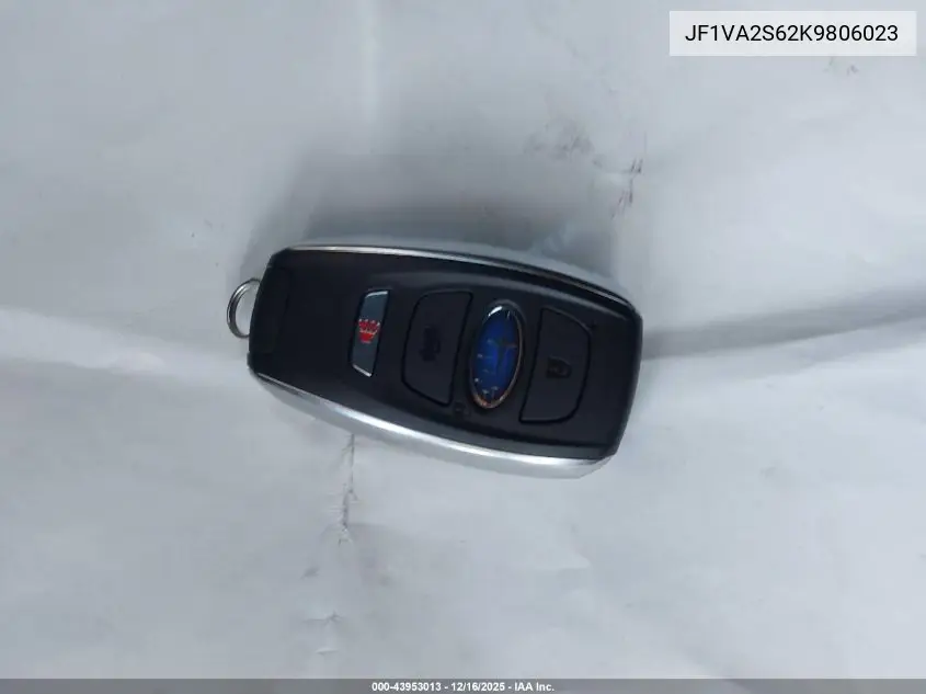 JF1VA2S62K9806023 2019 Subaru Wrx Sti
