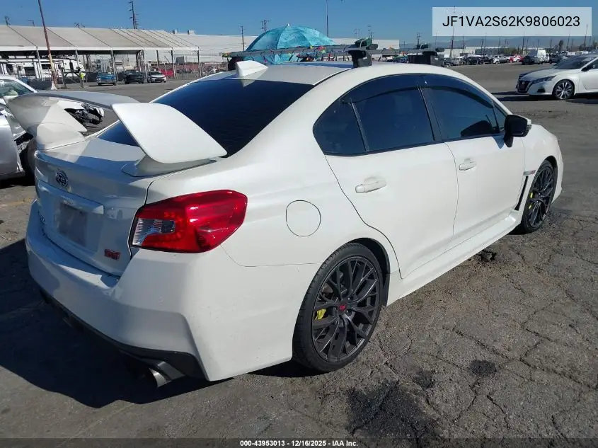 JF1VA2S62K9806023 2019 Subaru Wrx Sti