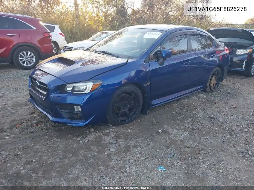 JF1VA1G65F8826278 2015 Subaru Wrx Limited