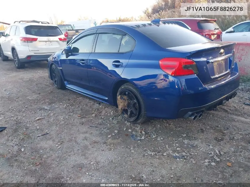 JF1VA1G65F8826278 2015 Subaru Wrx Limited