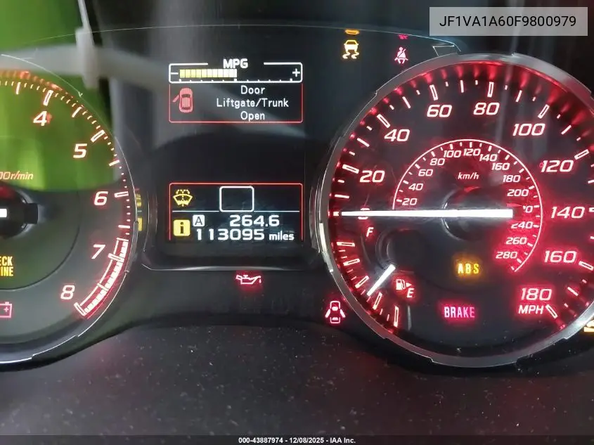JF1VA1A60F9800979 2015 Subaru Wrx