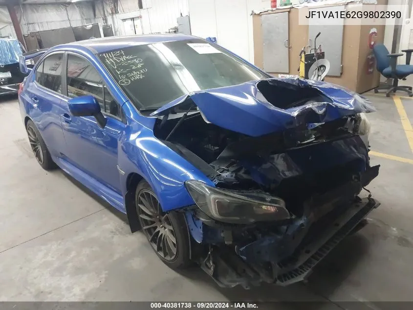 JF1VA1E62G9802390 2016 Subaru Wrx Premium