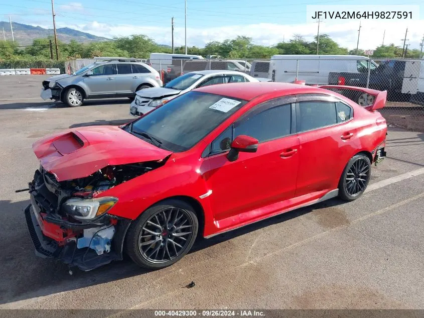 JF1VA2M64H9827591 2017 Subaru Wrx Sti