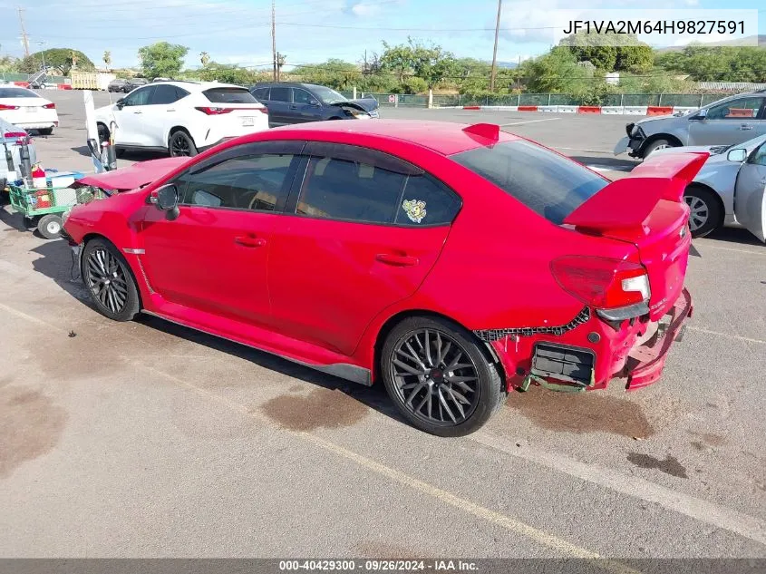 JF1VA2M64H9827591 2017 Subaru Wrx Sti