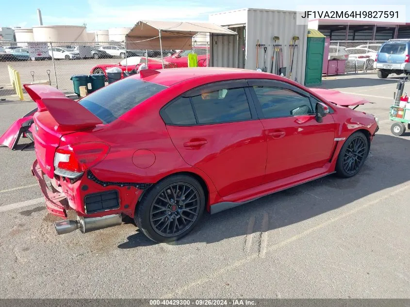 JF1VA2M64H9827591 2017 Subaru Wrx Sti