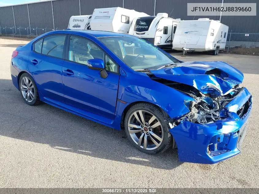 JF1VA1H62J8839660 2018 Subaru Wrx Limited