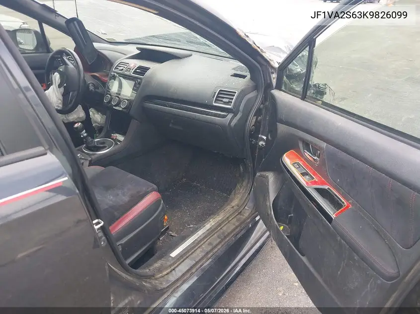JF1VA2S63K9826099 2019 Subaru Wrx Sti