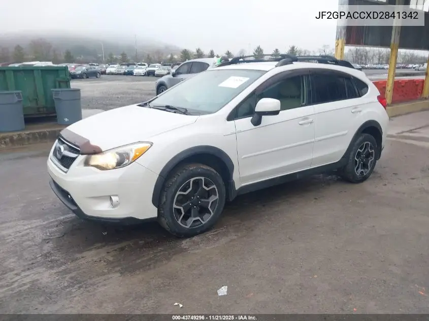 JF2GPACCXD2841342 2013 Subaru Xv Crosstrek 2.0I Premium