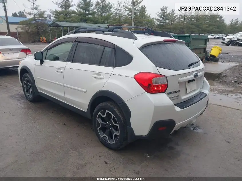 JF2GPACCXD2841342 2013 Subaru Xv Crosstrek 2.0I Premium