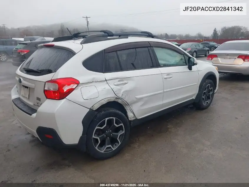 JF2GPACCXD2841342 2013 Subaru Xv Crosstrek 2.0I Premium