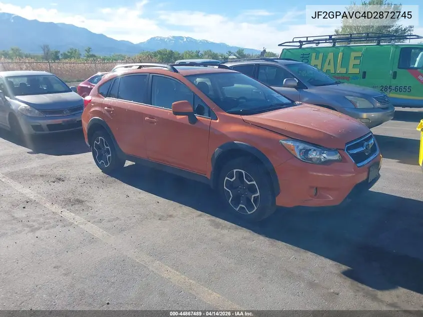 JF2GPAVC4D2872745 2013 Subaru Xv Crosstrek 2.0I Premium