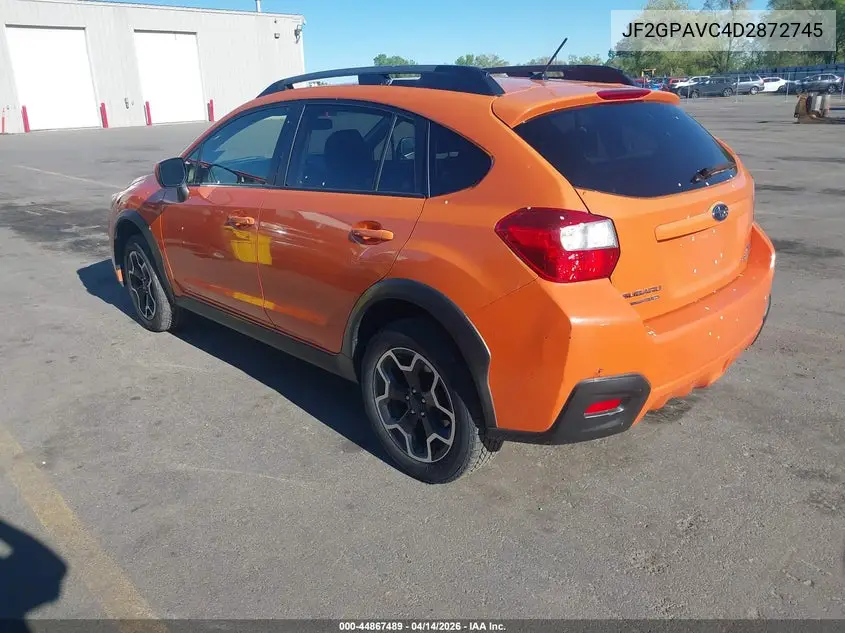 JF2GPAVC4D2872745 2013 Subaru Xv Crosstrek 2.0I Premium
