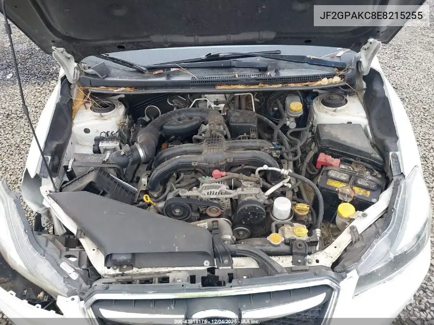 JF2GPAKC8E8215255 2014 Subaru Xv Crosstrek 2.0I Limited