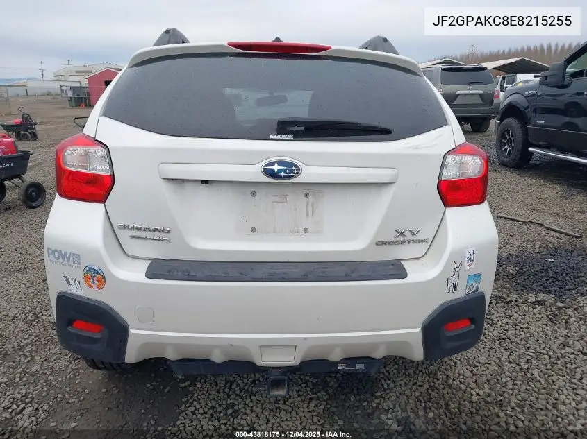 JF2GPAKC8E8215255 2014 Subaru Xv Crosstrek 2.0I Limited