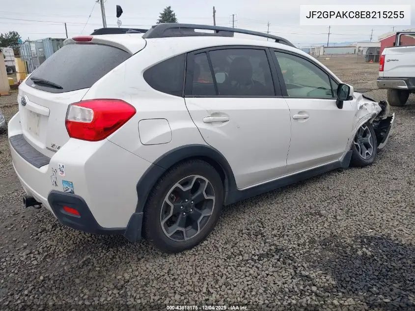 JF2GPAKC8E8215255 2014 Subaru Xv Crosstrek 2.0I Limited