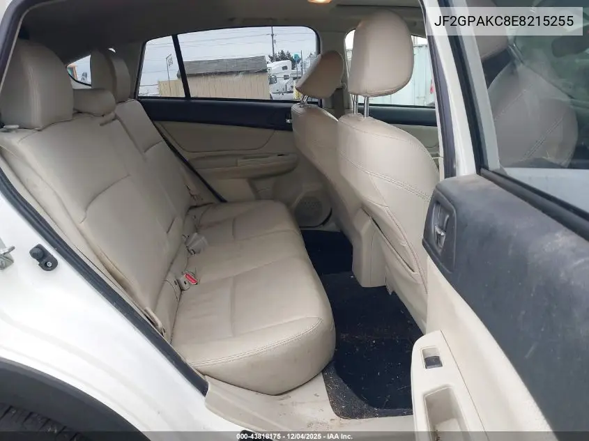 JF2GPAKC8E8215255 2014 Subaru Xv Crosstrek 2.0I Limited