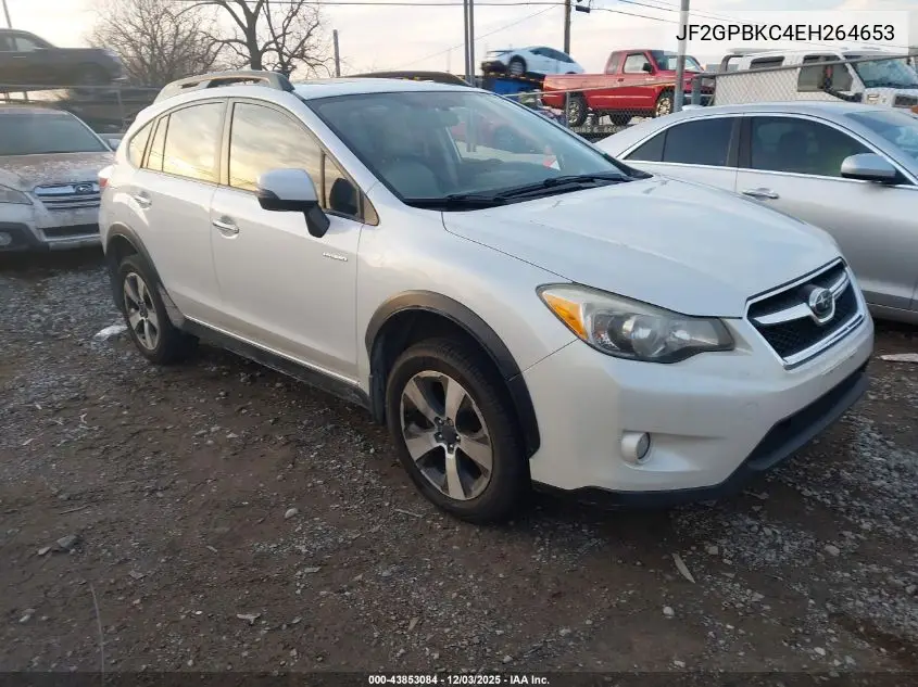 JF2GPBKC4EH264653 2014 Subaru Xv Crosstrek Hybrid 2.0I Touring