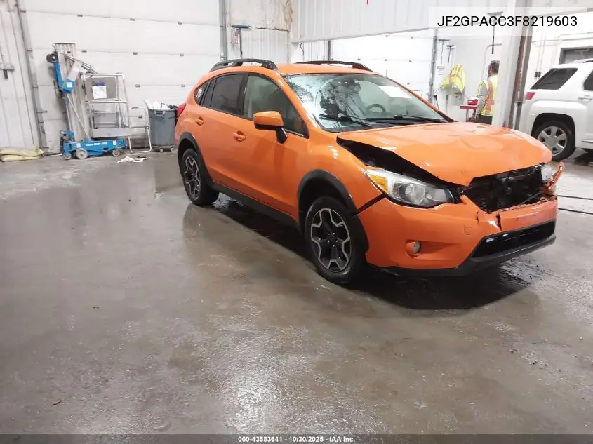 JF2GPACC3F8219603 2015 Subaru Xv Crosstrek 2.0I Premium