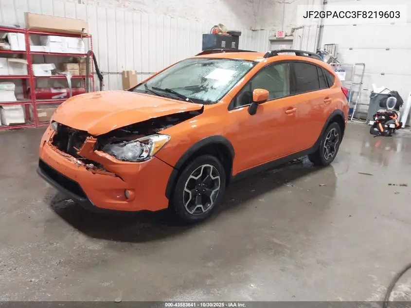 JF2GPACC3F8219603 2015 Subaru Xv Crosstrek 2.0I Premium