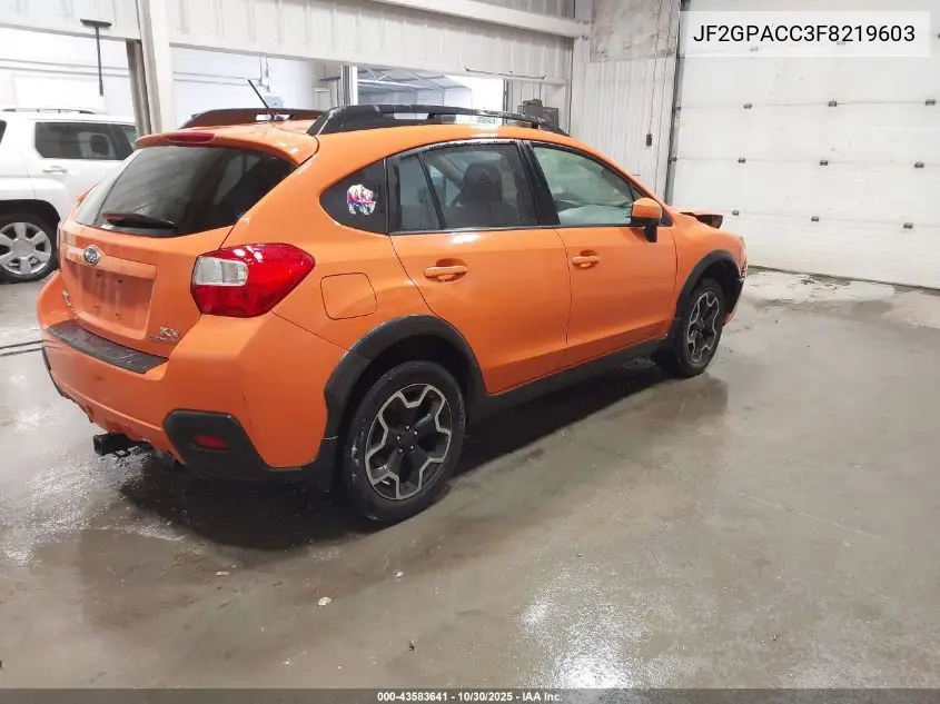 JF2GPACC3F8219603 2015 Subaru Xv Crosstrek 2.0I Premium
