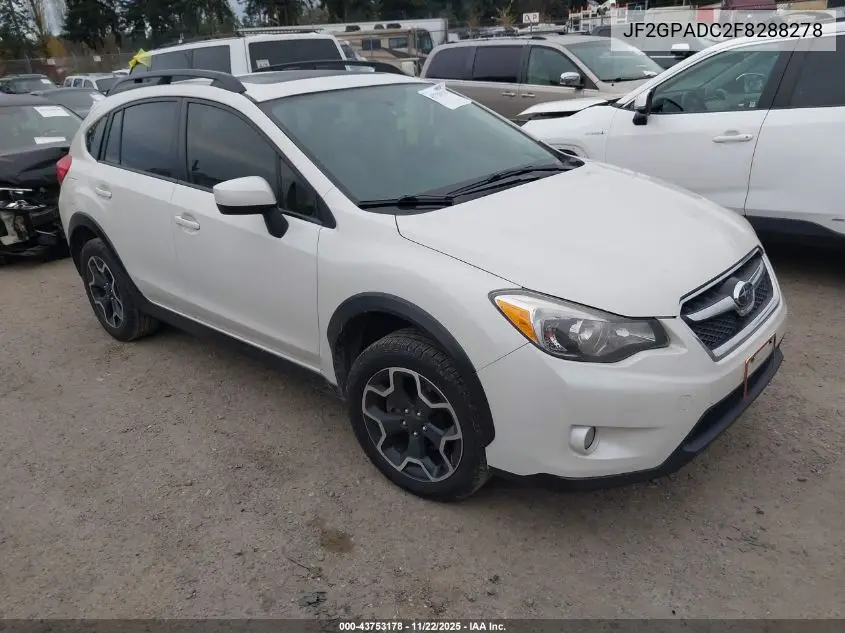 JF2GPADC2F8288278 2015 Subaru Xv Crosstrek 2.0I Premium