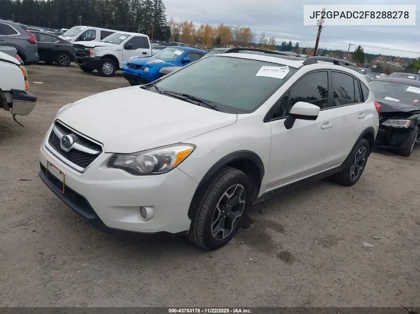 JF2GPADC2F8288278 2015 Subaru Xv Crosstrek 2.0I Premium